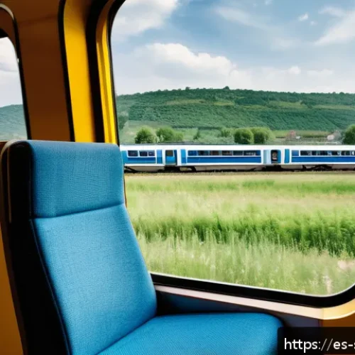 Home 31 세르비아 기차 여행 - A scenic train journey from Belgrade to Novi Sad, featuring a modern train traveling through a vibra...