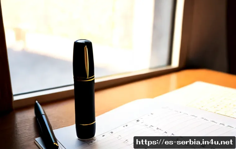 세르비아와 러시아 언어 관계 - Photorealistic educational desk scene for Spanish-speaking language learners, an open blank notebook...